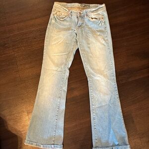 Refuge Denim Boot Cut Jeans in Light Blue